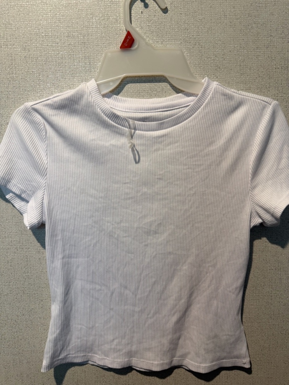 No Boundaries White Ribbed Crop Top
